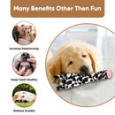 SPOT Skinneeez Crinklers | Stuffless Dog Toys with Squeaker For Small Dogs | Crinkle Toy For Small Puppies | 14" | Cow Design | By Ethical Pet