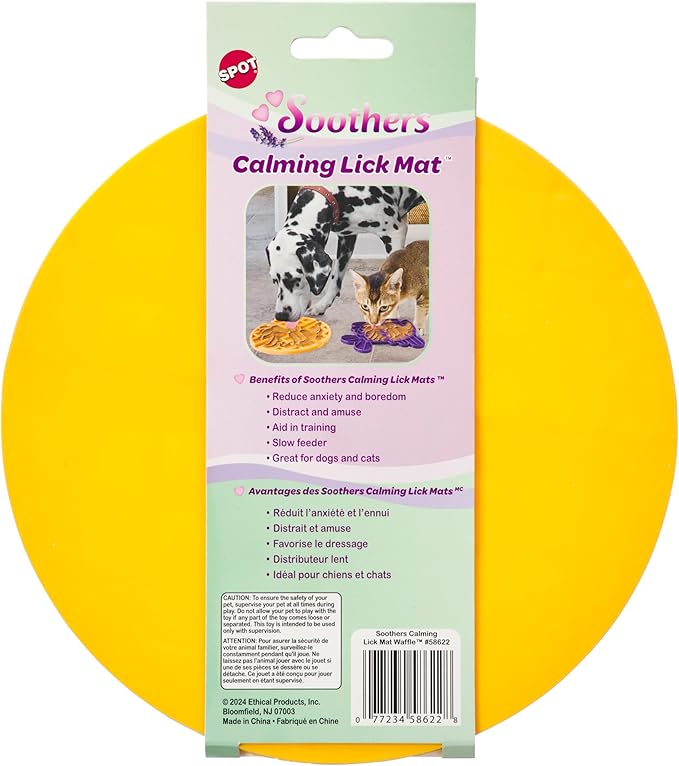 Spot soothers calming licking mat dog cat mat