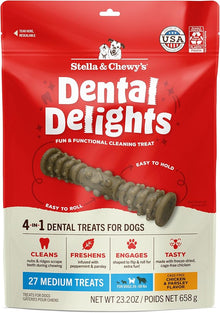 Stella & Chewy's Dental Delights Medium Dental Dog Treats, 23.2 - oz bag