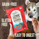 Stella & Chewy's Freeze - Dried Raw Coated Dog Biscuits – Cage - Free Chicken Recipe – Protein Rich, Grain Free Dog & Puppy Treat – Great Snack for Training & Rewarding – 9 oz Bag