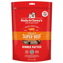 Stella & Chewy's Freeze Dried Raw Dinner Patties – Grain Free Dog Food, Protein Rich Stell`s Super Beef Recipe – 25 oz Bag