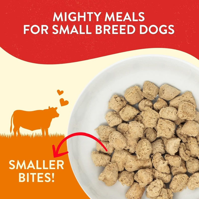 Stella & Chewy's Freeze - Dried Raw Lil' Bites Itty Bitty Beef Recipe Small Breed Dog Food, 7 oz. Bag (Beef)