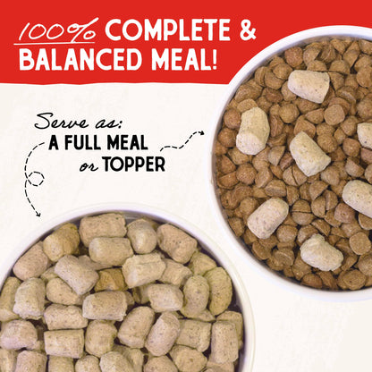 Stella & Chewy's Freeze Dried Raw Tantalizing Turkey Meal Mixer – Dog Food Topper for Small & Large Breeds – Grain Free, Protein Rich Recipe – 3.5 oz Bag