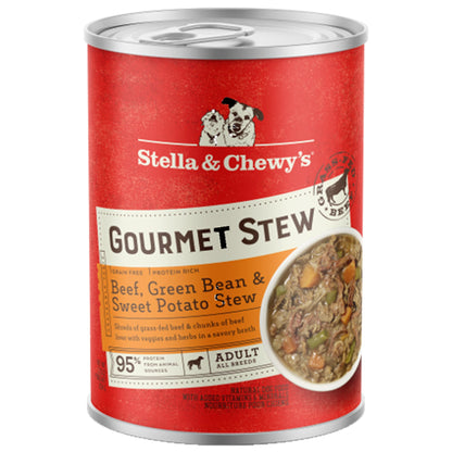 Stella & Chewy’s Gourmet Stew Beef, Green bean & Sweet potato stew 12.5oz can