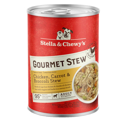 Stella & Chewy's Gourmet Stew Chicken, Carrot & Broccoli Stew Adult Canned Dog Food 12.5oz