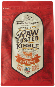 Stella & Chewy's Raw Coated Beef Dry Dog Food | High - Protein Kibble (3.5 lb)