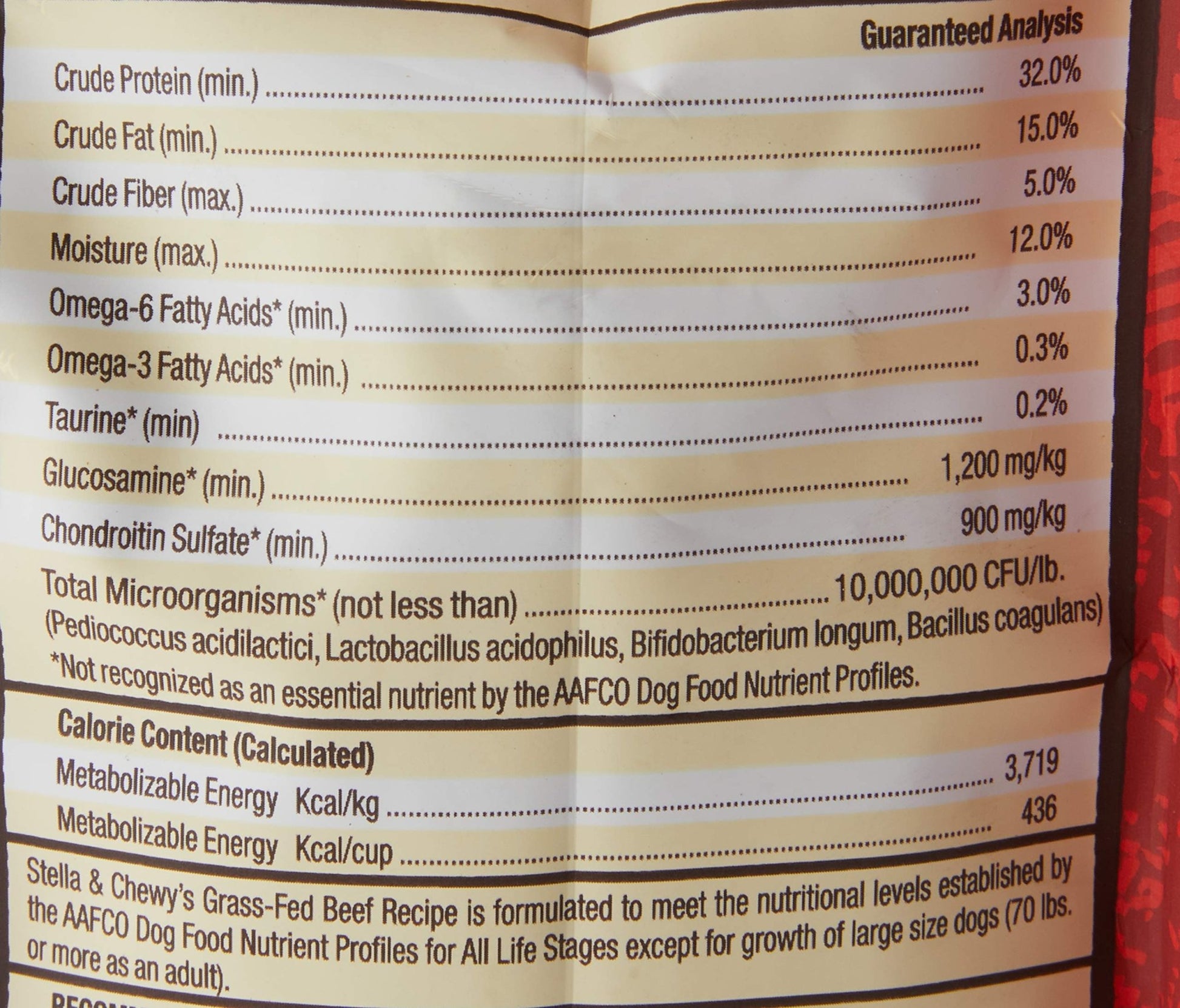 Stella & Chewy's Raw Coated Beef Dry Dog Food | High - Protein Kibble (3.5 lb)