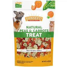 Sunseed Peas Carrots Treat Small animal treat 3oz pouch
