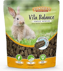 Sunseed vita balance pet rabbit food dental support 4lbs