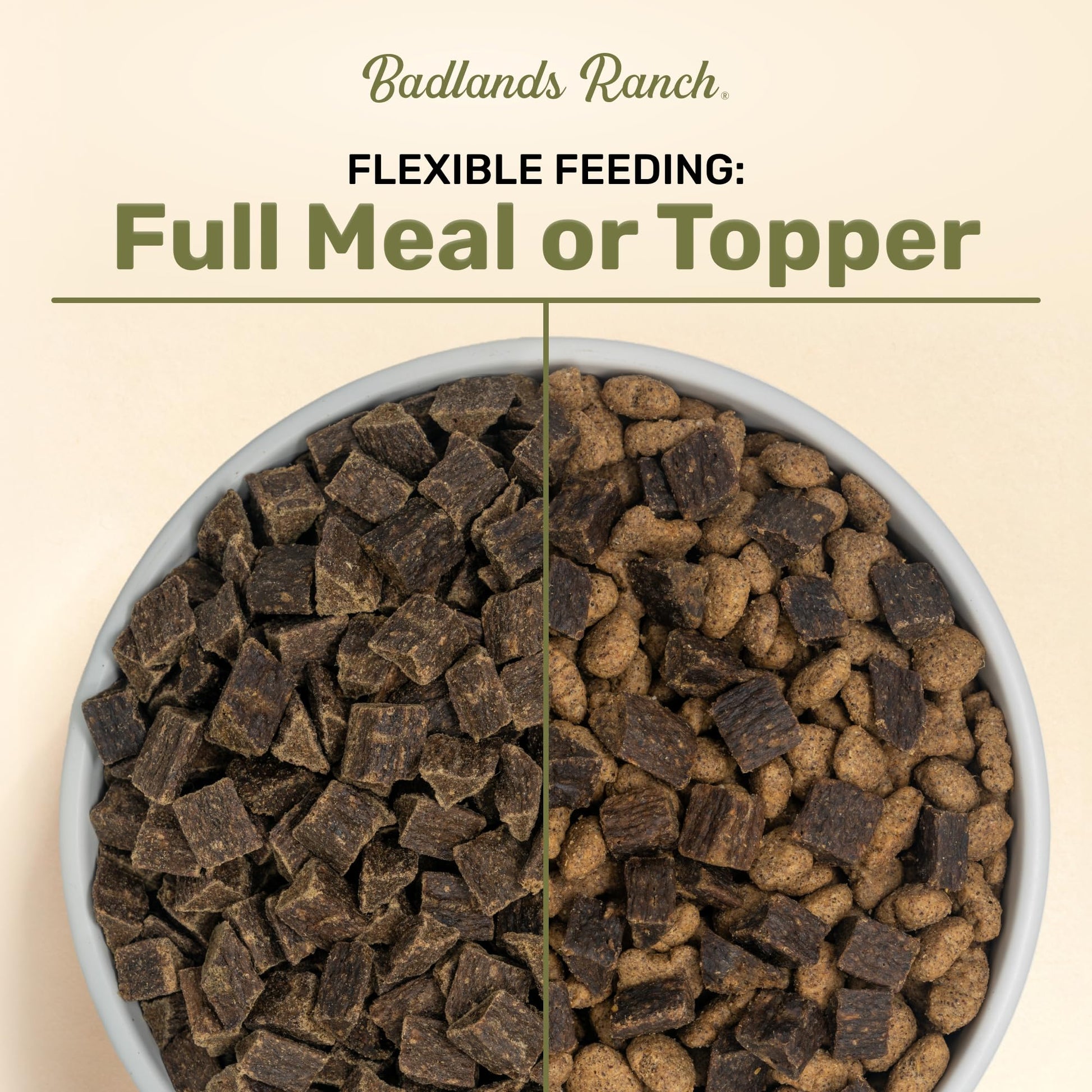 Superfood Complete, Air - Dried Adult Dog Food - High Protein, Zero Fillers, Superfood Nutrition by Katherine Heigl (24 oz, Beef & Bison Formula)