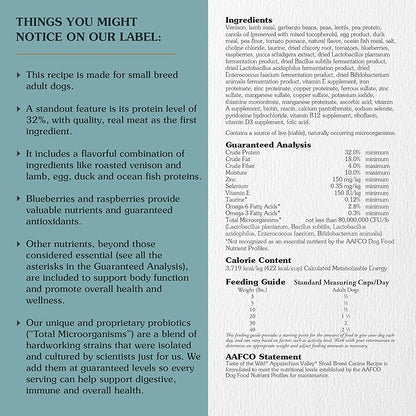 Taste of the wild Appalachian valley small breed canine recipe with venison & garbanzo 14lb