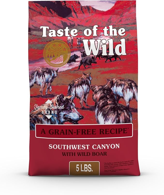 Taste of the wild canine recipe with wild boar 5lbs