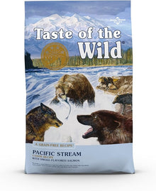 Taste of the wild pacific stream 28lbs dry dog kibble
