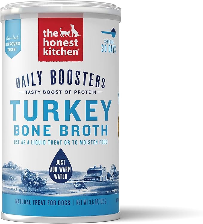 The honest kitchen daily boosters turkey bone broth