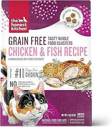 The honest kitchen grain free chicken & fish dry cat kibble food 1lb kibble