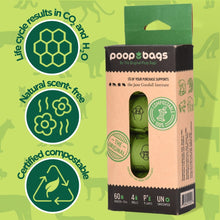 The Original Poop Bags Certified Compostable Dog Waste Bags - Unscented