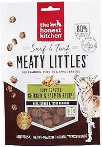 Thk the honest kitchen meaty littles chicken & salmon recipe 4oz dog treat
