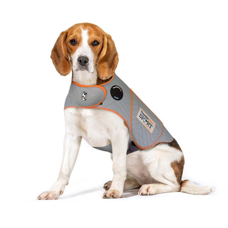 ThunderShirt Sport Dog Anxiety Jacket - Platinum - Medium Dog Jacket