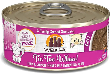Tic tac whoa tuna and salmon