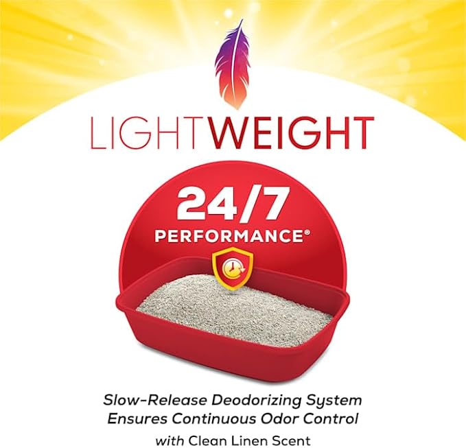Tidy Cats Light Weight 24/7 Performance Low Dust Clumping Multi Cat Litter, 8.5 llbs.
