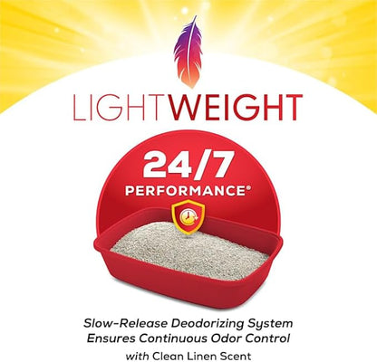 Tidy Cats Light Weight 24/7 Performance Low Dust Clumping Multi Cat Litter, 8.5 llbs.