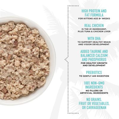 Tiki Cat Baby chicken tuna chicken liver recipe canned cat food