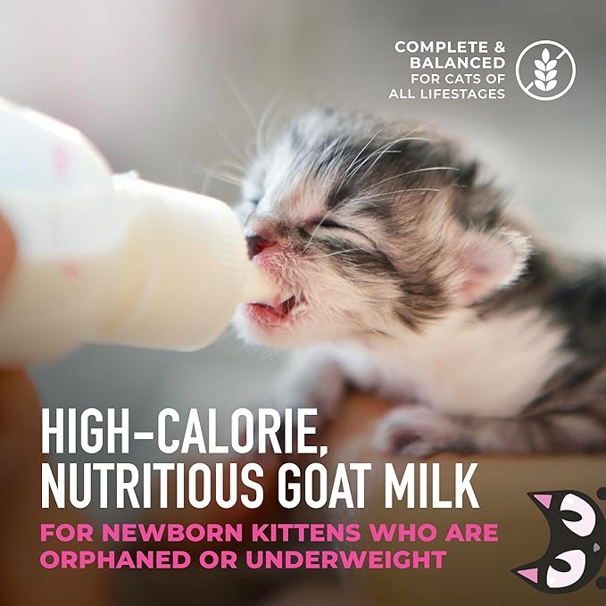 Tiki Cat baby milk replacer 6 oz with goats milk