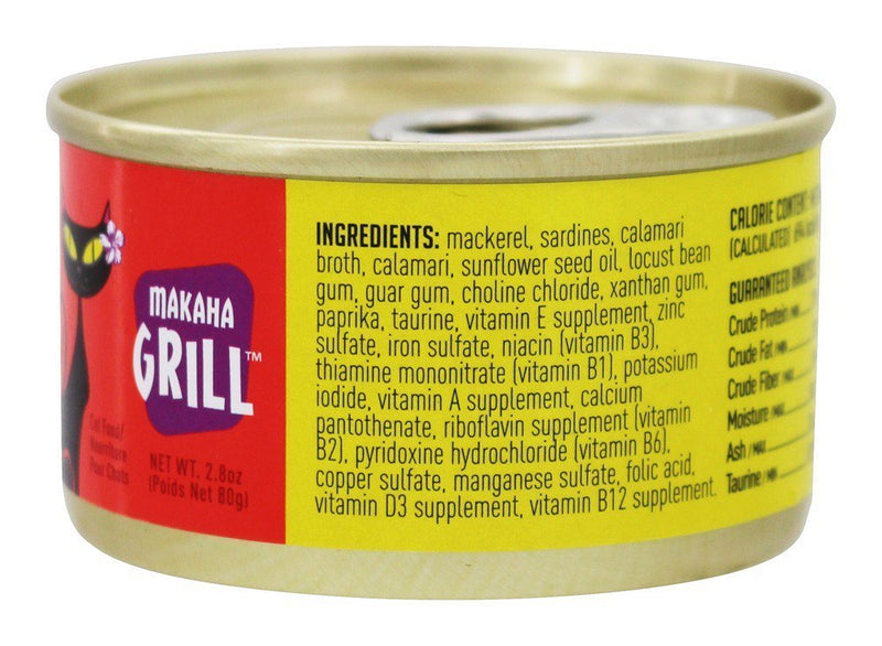 Tiki Cat Makaha Grill Mackerel And Sardines In Consomme Cat Food - 2.8 Ounce Can