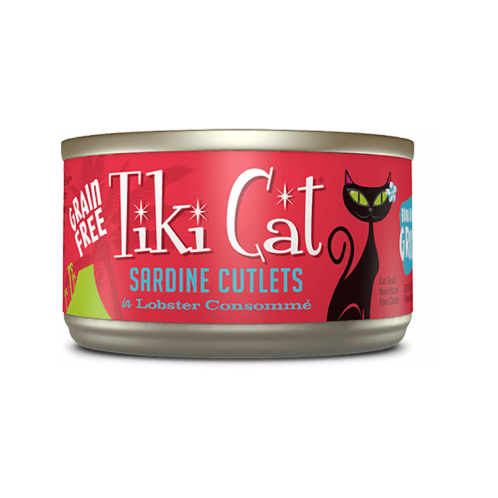 Tiki cat sardine cutlets recipe in lobster conosomme 2.8 oz