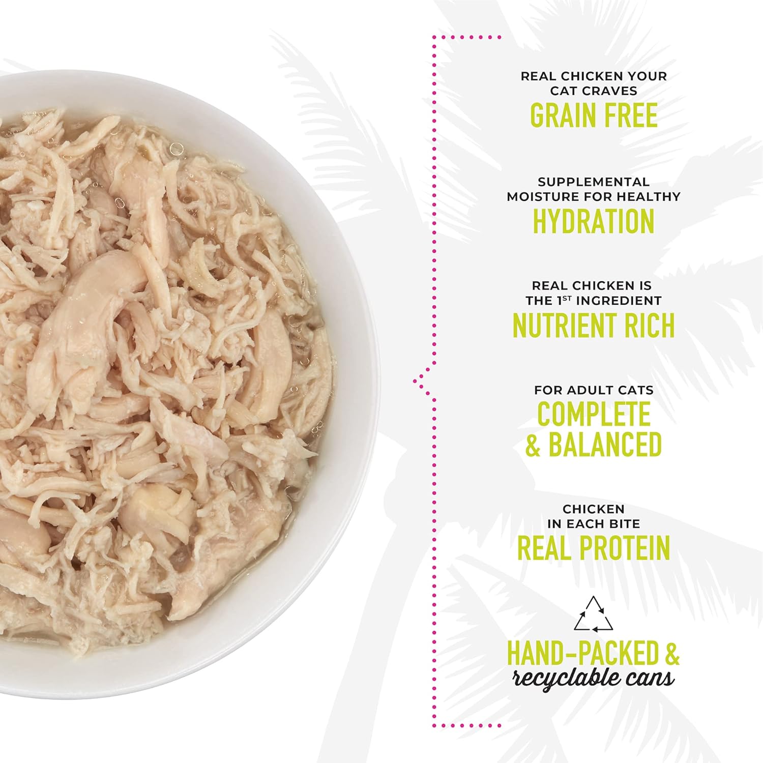 Tiki cat succulent chicken