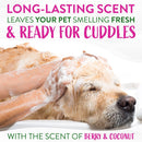 TropiClean Berry & Coconut Deep Cleansing Dog Shampoo - Deodorizing Natural Pet Shampoo Derived from Natural Ingredients - 20 oz.