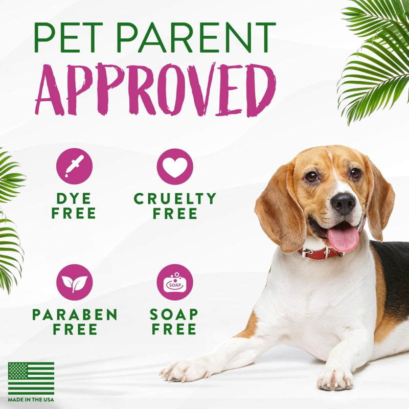 TropiClean Berry & Coconut Dog Wipes for Paws and Butt - Deep Cleaning Dog Grooming Wipes