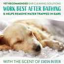 TropiClean Cocoa Butter Ear Wash for Dogs & Cats - Alcohol Free Dog Ear Cleaner Solution - Pet Ear Wash Derived from Natural Ingredients - Made in the USA - 4 oz.