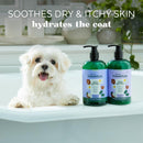 TropiClean Essentials Shea Butter Shampoo for Dogs - Puppies & Cats - Soothe Dry & Itchy Skin - Hydrate The Coat - Derived from Natural Ingredients