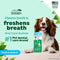 TropiClean Fresh Breath Dog Oral Care Kit - Complete Dog Toothbrush and Toothpaste Set for Small & Medium Dogs