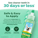 TropiClean Fresh Breath for Dogs - No Brush Dog Dental Gel - Peanut Butter Flavor - 2 oz