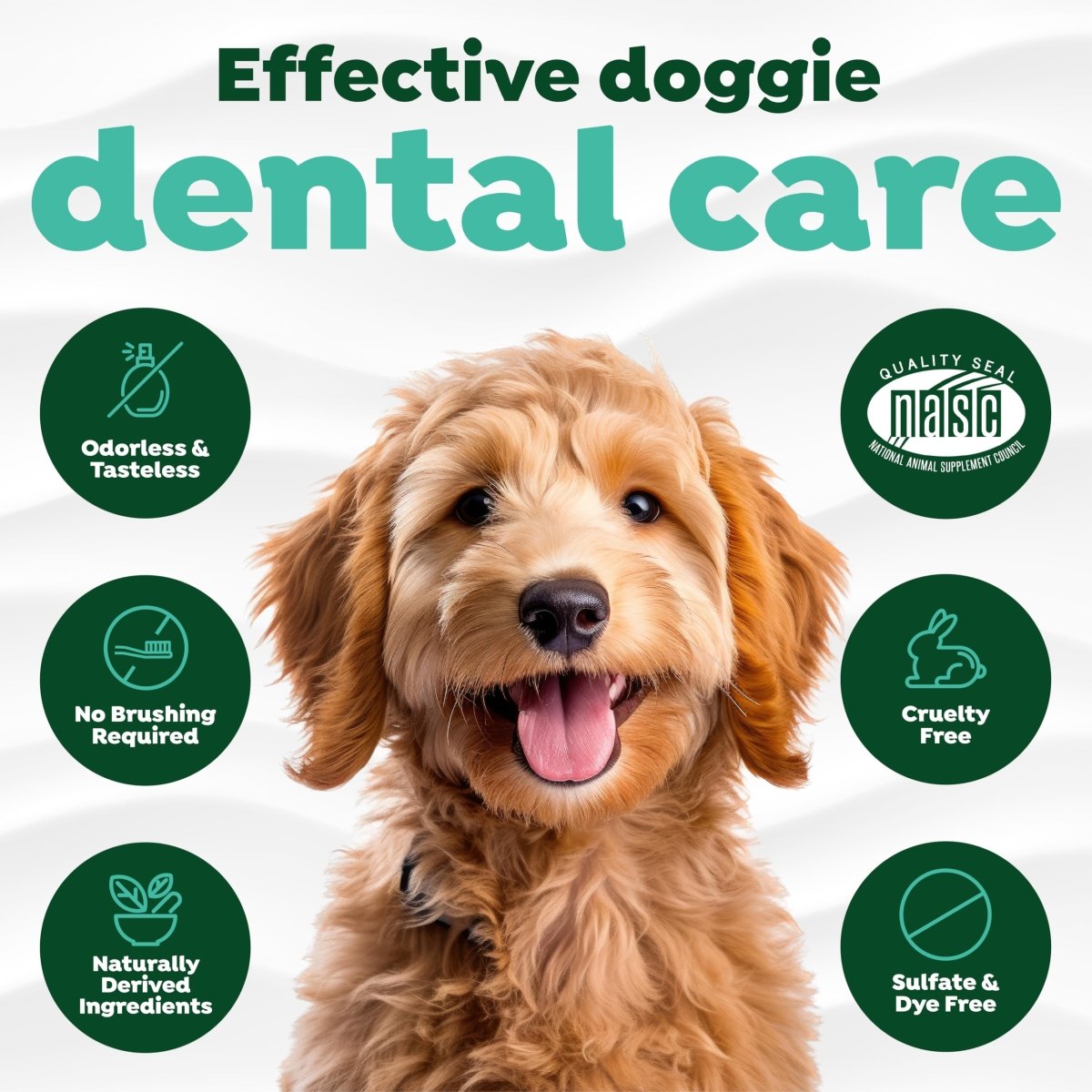 TropiClean Fresh Breath for Puppies | Dog Oral Care Water Additive | Puppy Breath Freshener for Dental Health| Made in the USA | 16 oz.