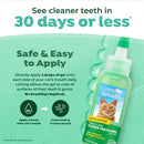 TropiClean Fresh Breath No Brush Dental Gel for Cats - 2 oz