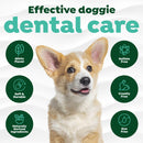 TropiClean Fresh Breath No Brushing Clean Teeth Dental & Oral Care Dental Wipes for Dogs - 50ct - No Brushing Required