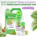 TropiClean Kiwi & Coco Butter Moisturizing Dog Conditioner - Natural Pet Conditioner Derived from Natural Ingredients - 20 oz