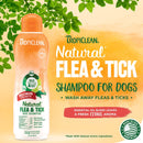 TropiClean Maximum Strength Natural Flea and Tick Dog Shampoo - 20 oz