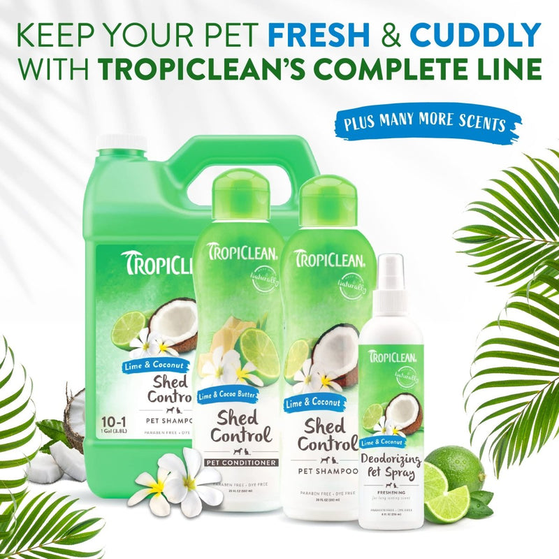 TropiClean Mild Coconut Dog Ears Cleaning Wipes - Deodorizing Pet Ear Wipes Derived from Natural Ingredients