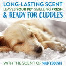 TropiClean Mild Coconut Dog Ears Cleaning Wipes - Deodorizing Pet Ear Wipes Derived from Natural Ingredients