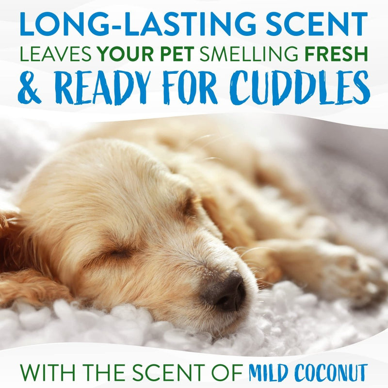 TropiClean Mild Coconut Dog Ears Cleaning Wipes - Deodorizing Pet Ear Wipes Derived from Natural Ingredients