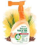 TropiClean Natural Flea and Tick Yard Spray - Maximum Strength Tick Spray for Yard Kills on Contact - 32oz