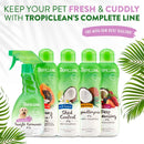 TropiClean Sweet Pea Cat & Dog Detangler Spray Dematting - Dog Conditioner Spray Derived from Natural Ingredients - 16 oz