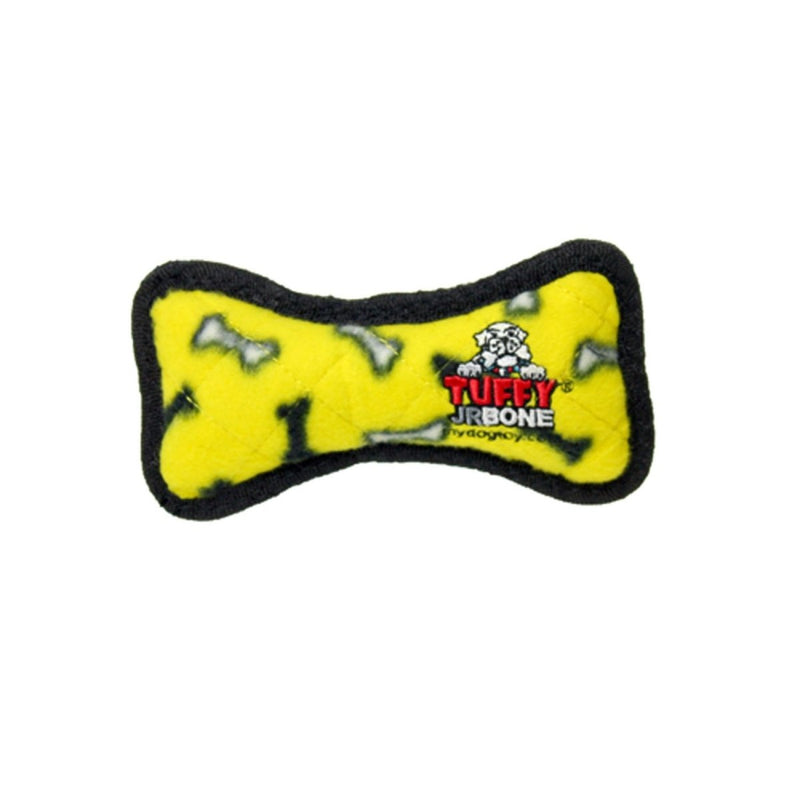 TUFFY Junior Bone, Durable Dog Toy (Yellow Bone, Bone)