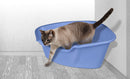 Van Ness Corner High Sides Cat Litter Pan - Large - Blue