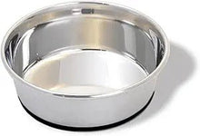 Van ness stainless steel 8oz cat bowl non skid grip bottom