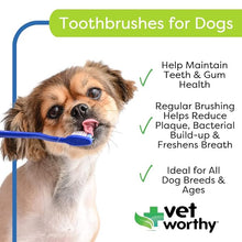 Vet worthy toothbrush 3pk pet toothbrush dog cat